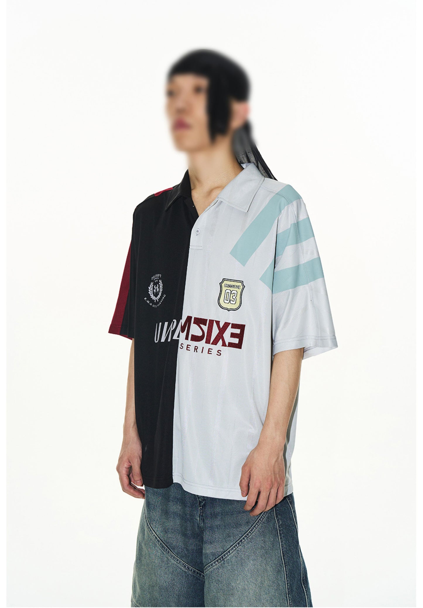 Color Stitch Polo Shirt