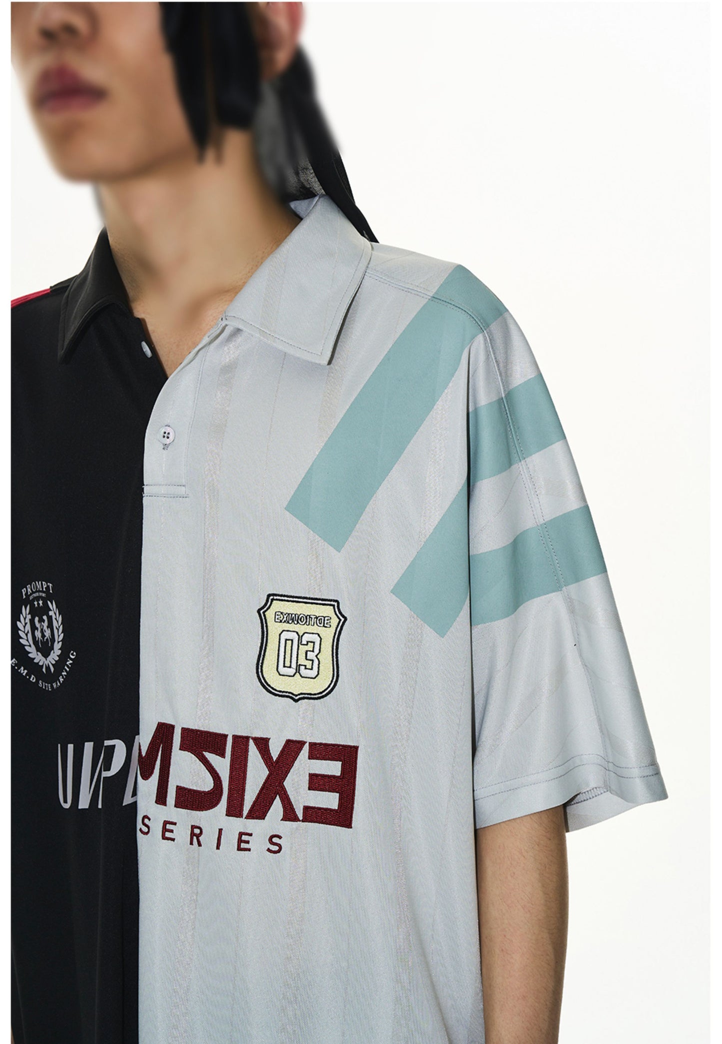 Color Stitch Polo Shirt