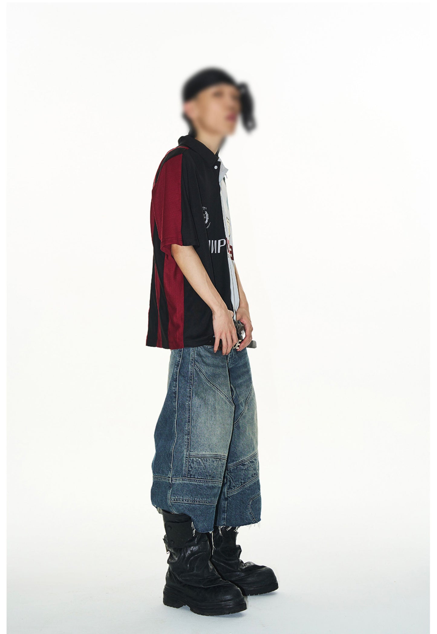 Color Stitch Polo Shirt