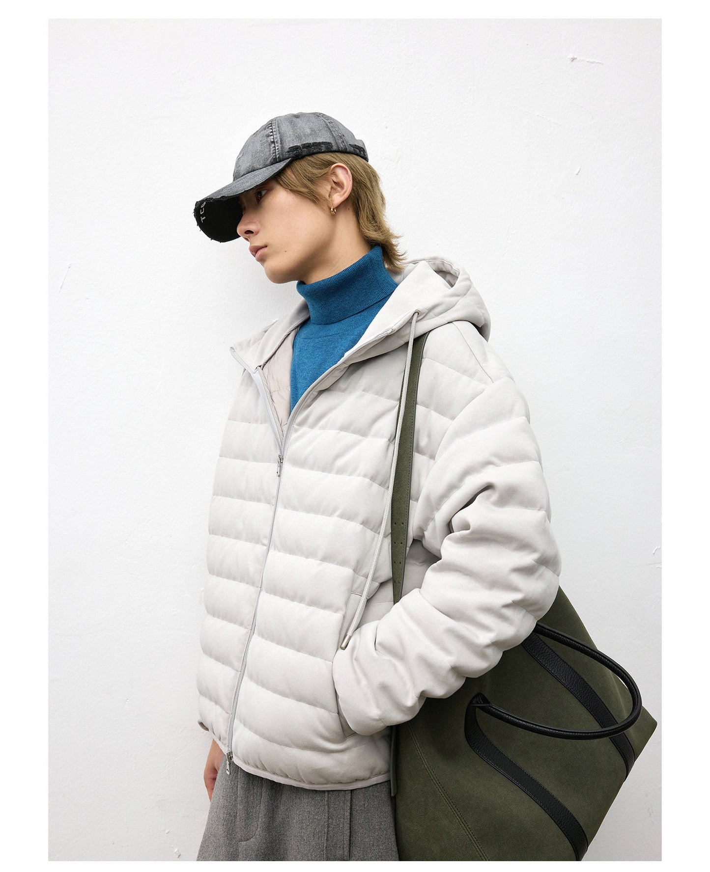 Basic Down Jacket with Hood