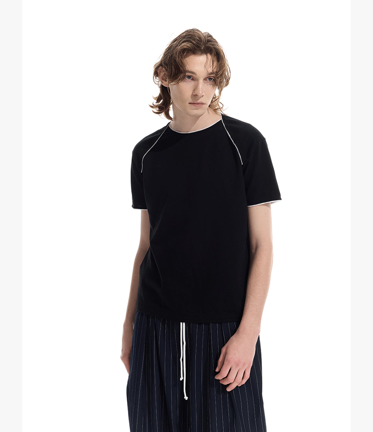 Raglan Basic Slim Fit T-Shirt