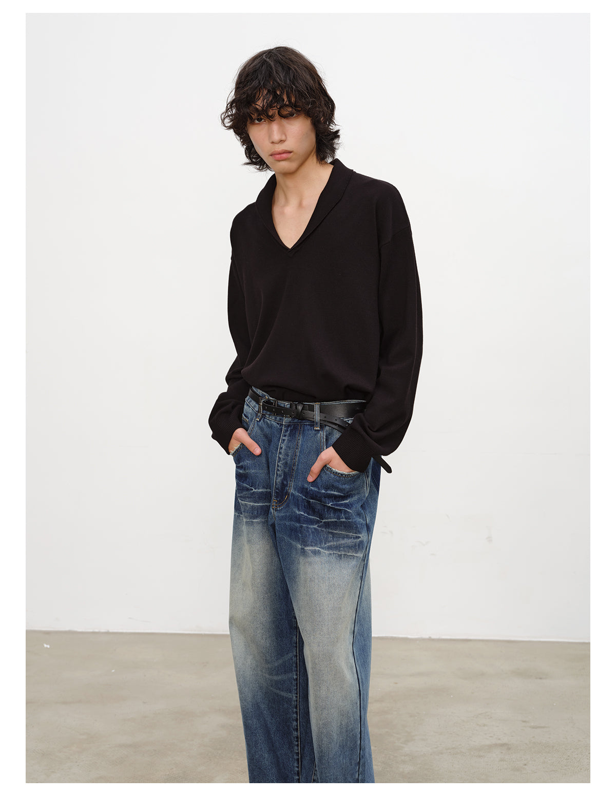 Seagull Collar Sweater