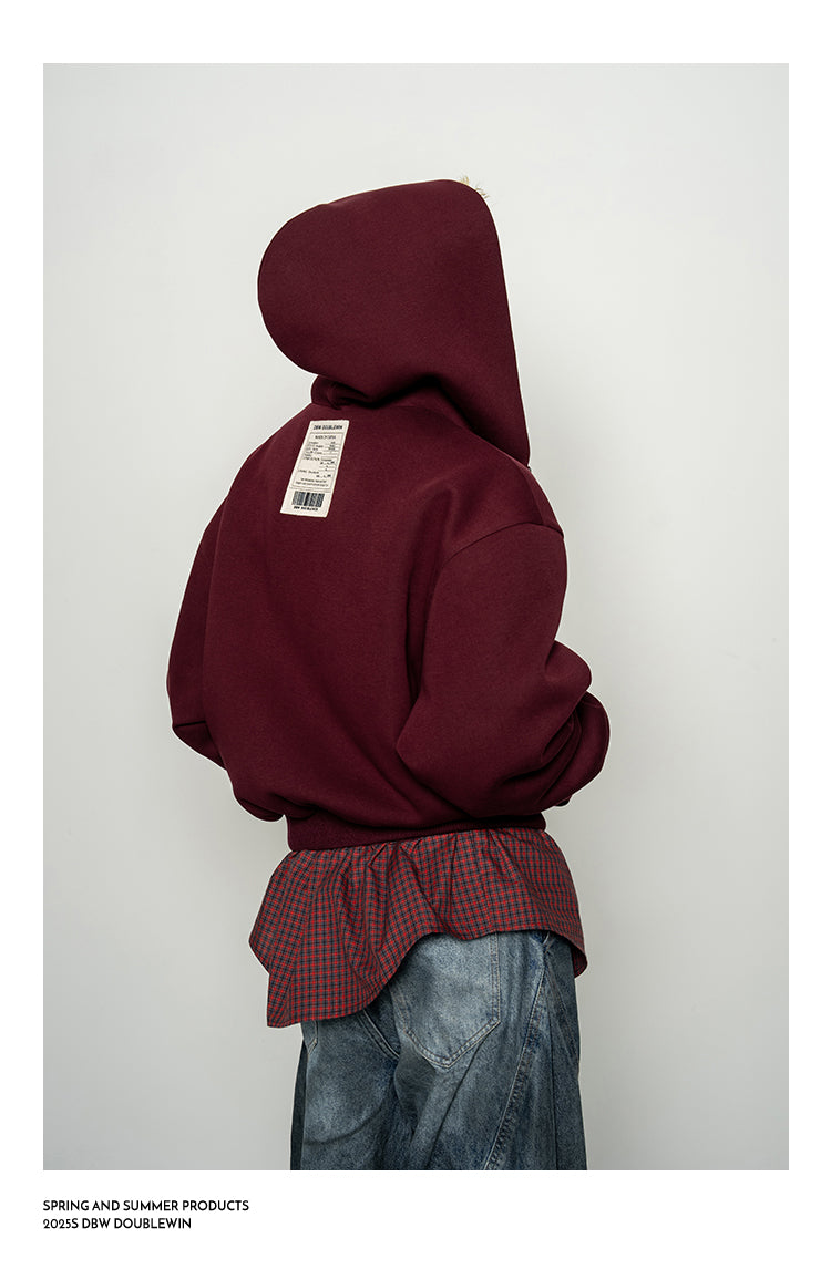 Air Layer Fake Two-Piece Sweatshirt