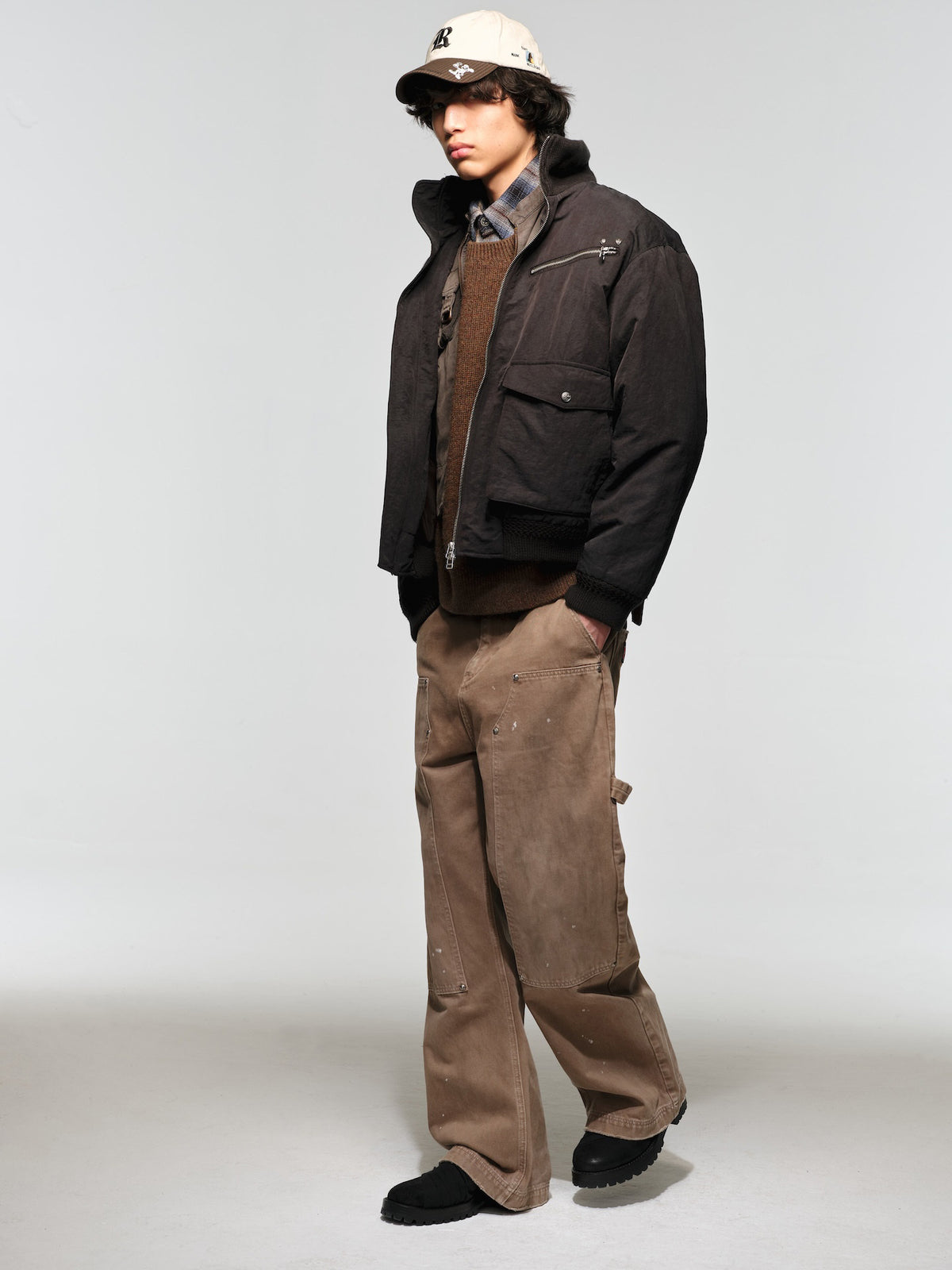 High-Neck Cotton Jacket