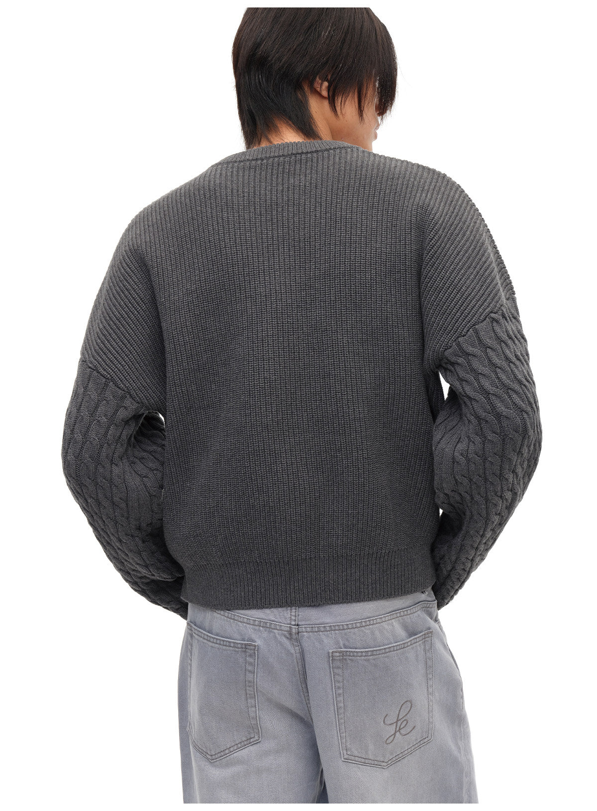 Cable-knit Sleeve Sweater