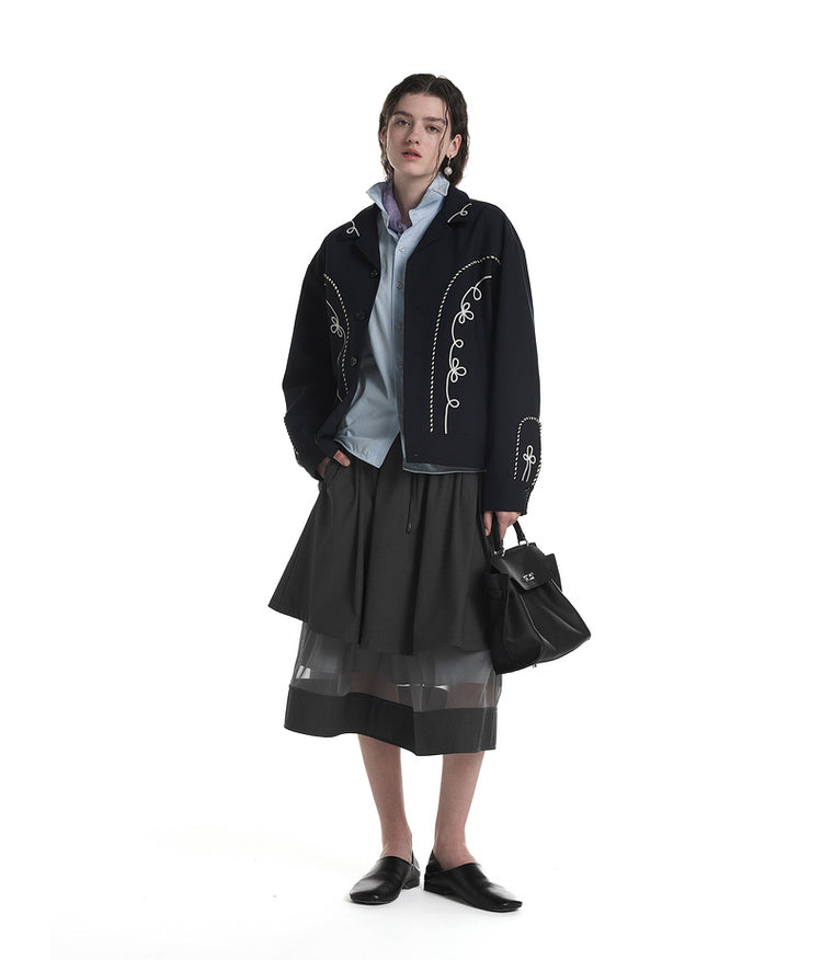 Western Cuban Collar Jacket