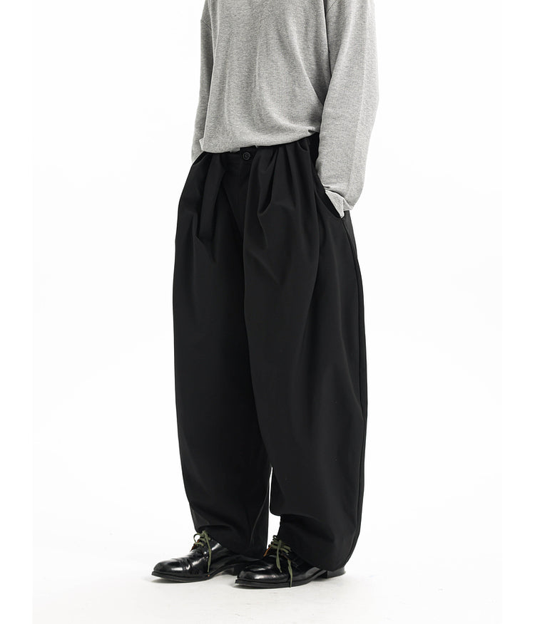 Wrinkle-resistant shimitar casual pants