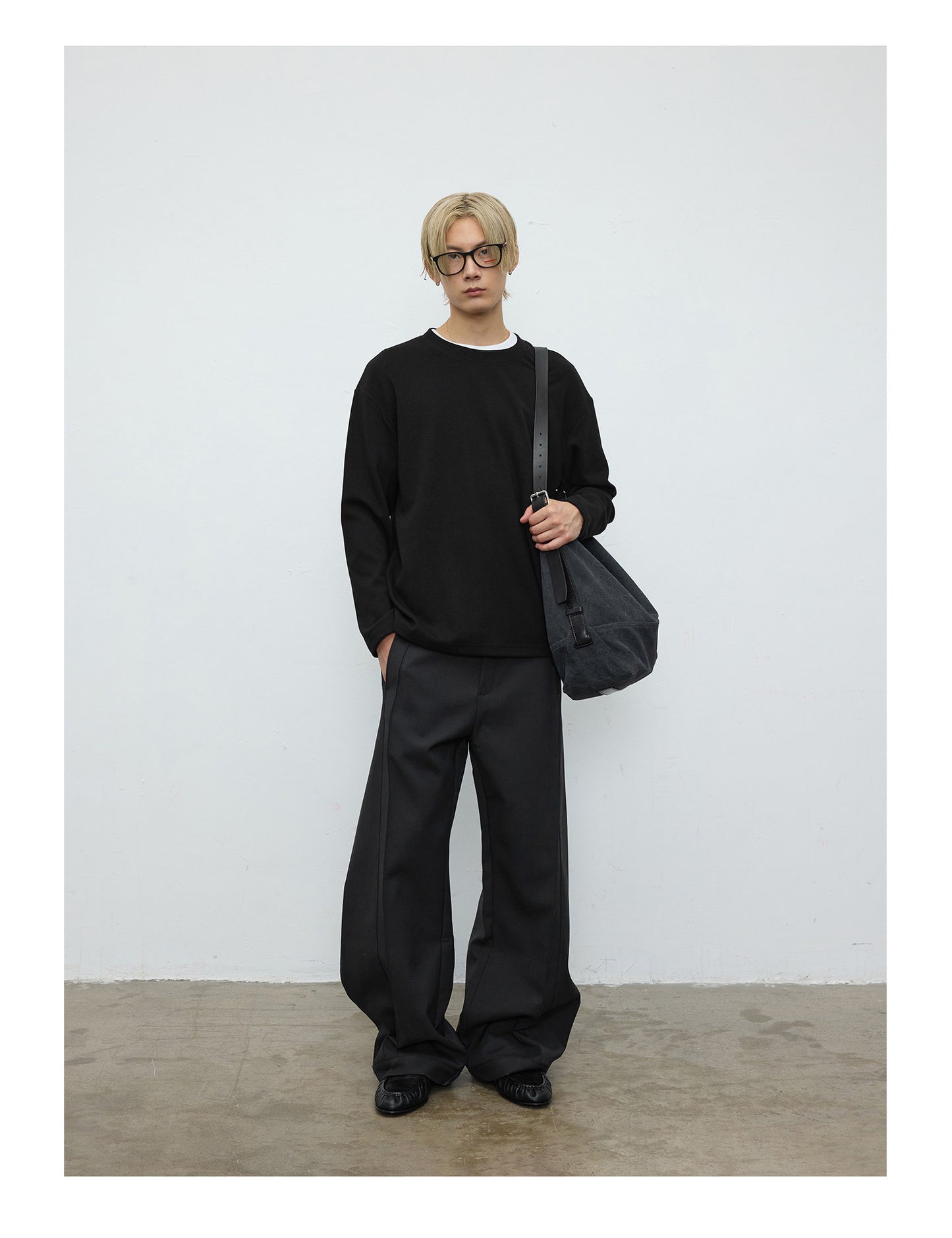 Gentle on the skin Round-neck T-shirt