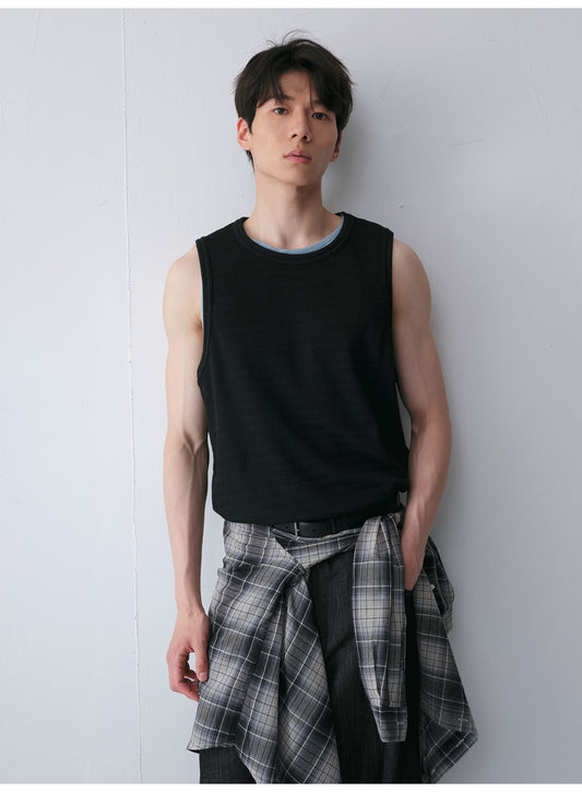 Cotton-Blend Tank Top