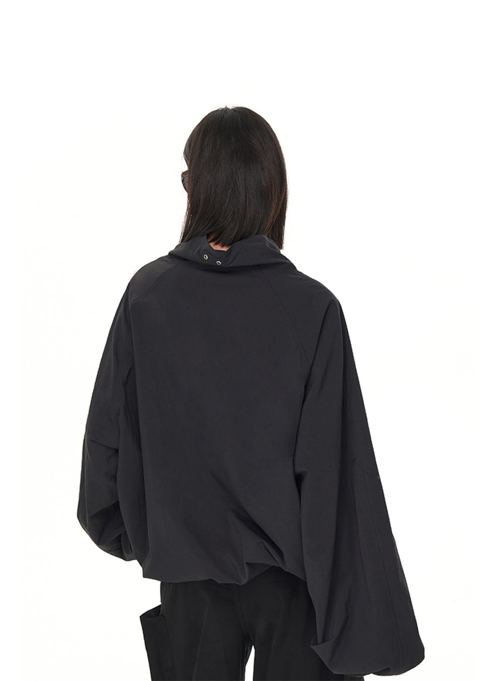 Loose Fit Pullover Sports Jacket