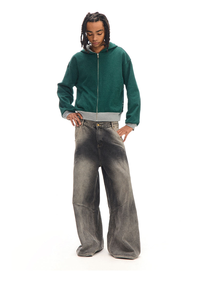 Reversible Hooded Sweatshirt