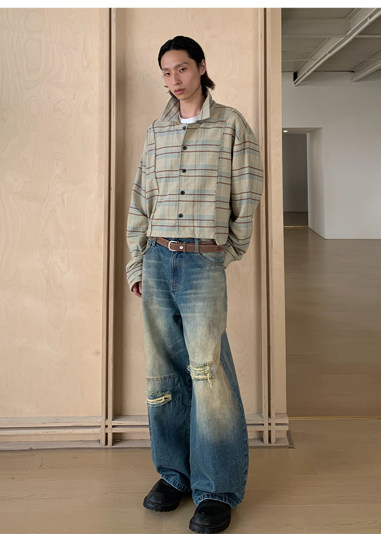 Box cut silhouette shirt