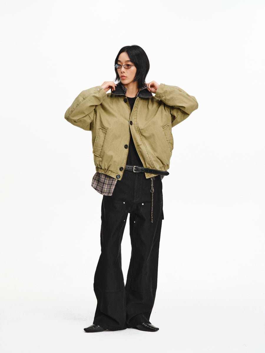 Straight-Leg Casual Pants