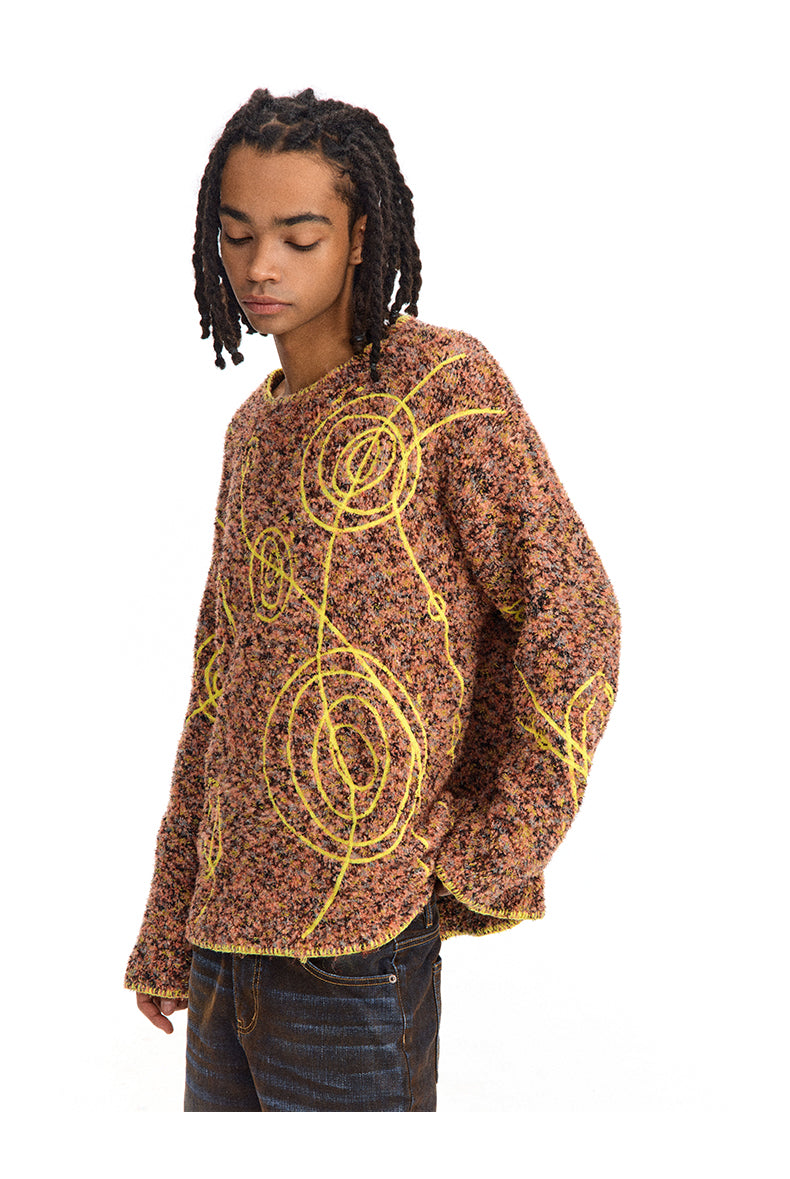 Jacquard Knit Sweater