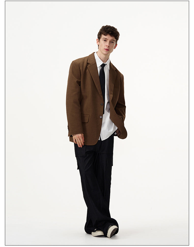 Clean Fit Silhouette Suit Jacket