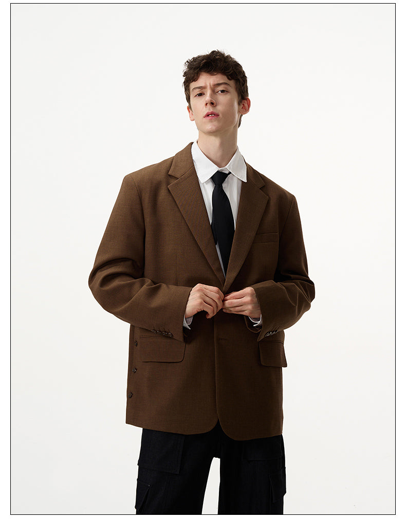 Clean Fit Silhouette Suit Jacket