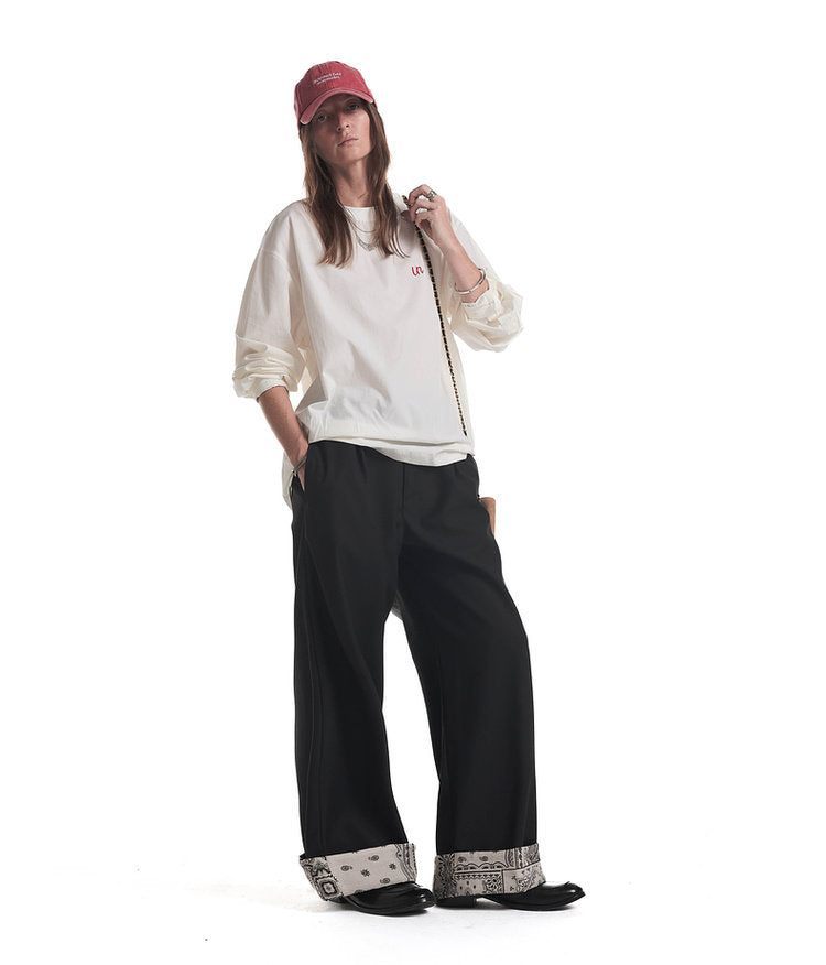 Embroidered Crew Neck T-Shirt