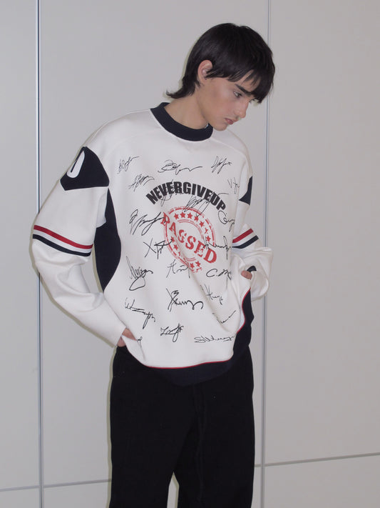 Sports Patchwork Sweatshirt