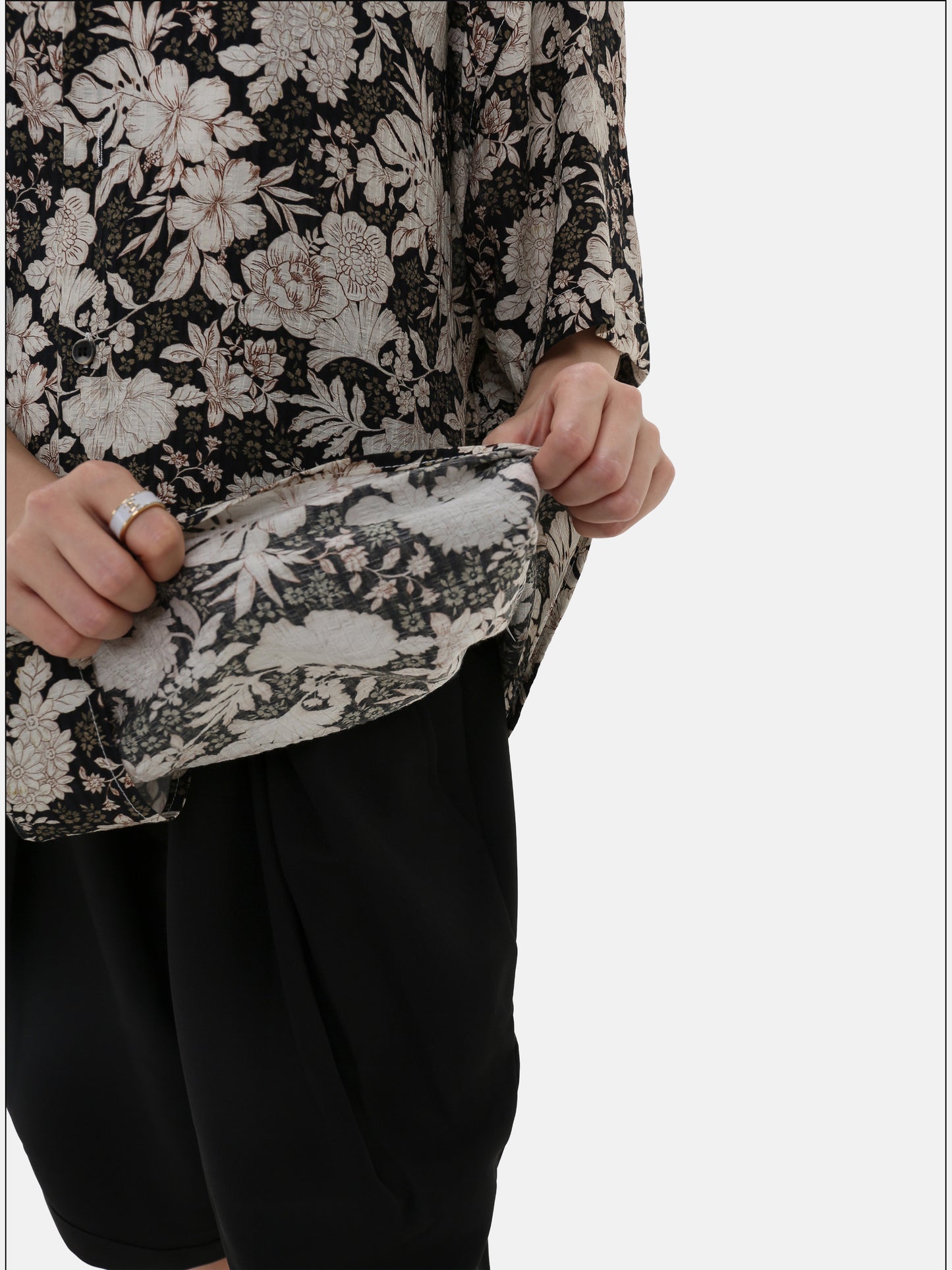 Cooling Floral Print Shirt