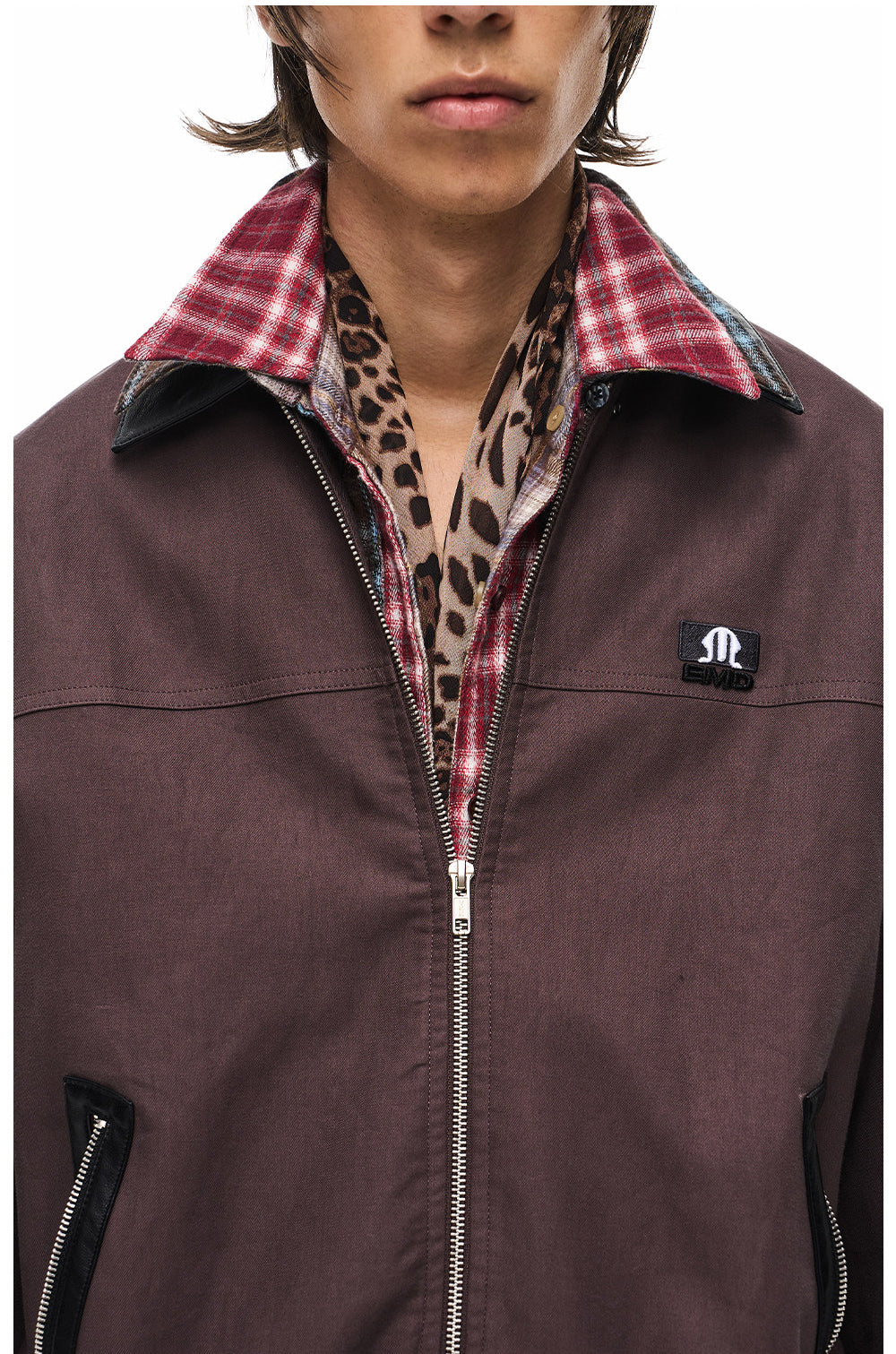 Short-Lapel Silhouette Workwear Jacket