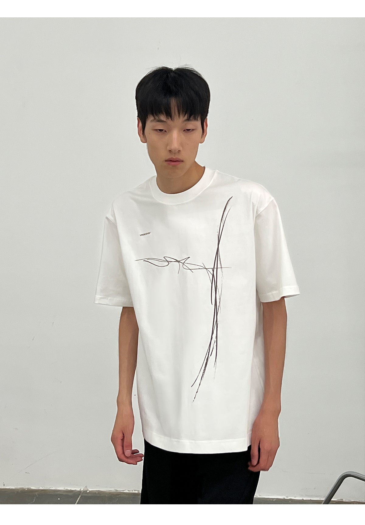 Geometric Line Print T-Shirt