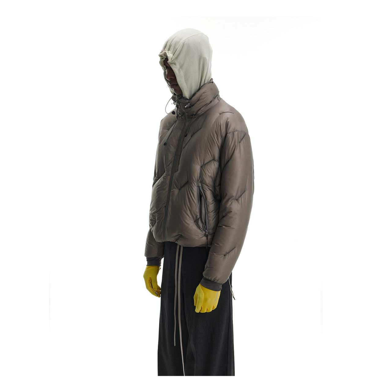 Lightweight Embroidered Down Jacket