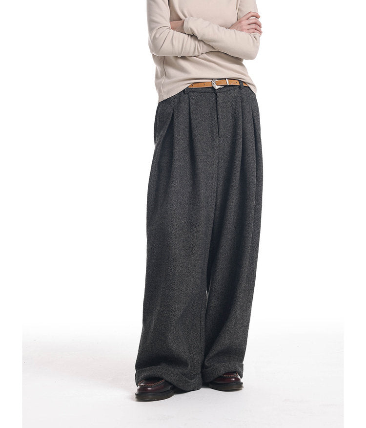 Wide Leg Loose Fit Casual Pants