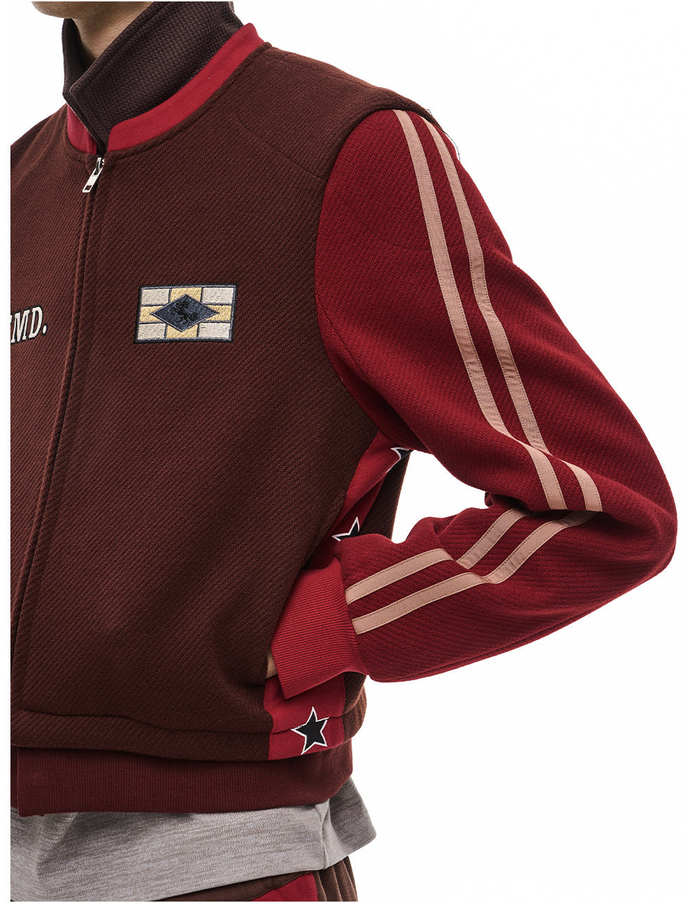 Stand-Collar Sports Jacket