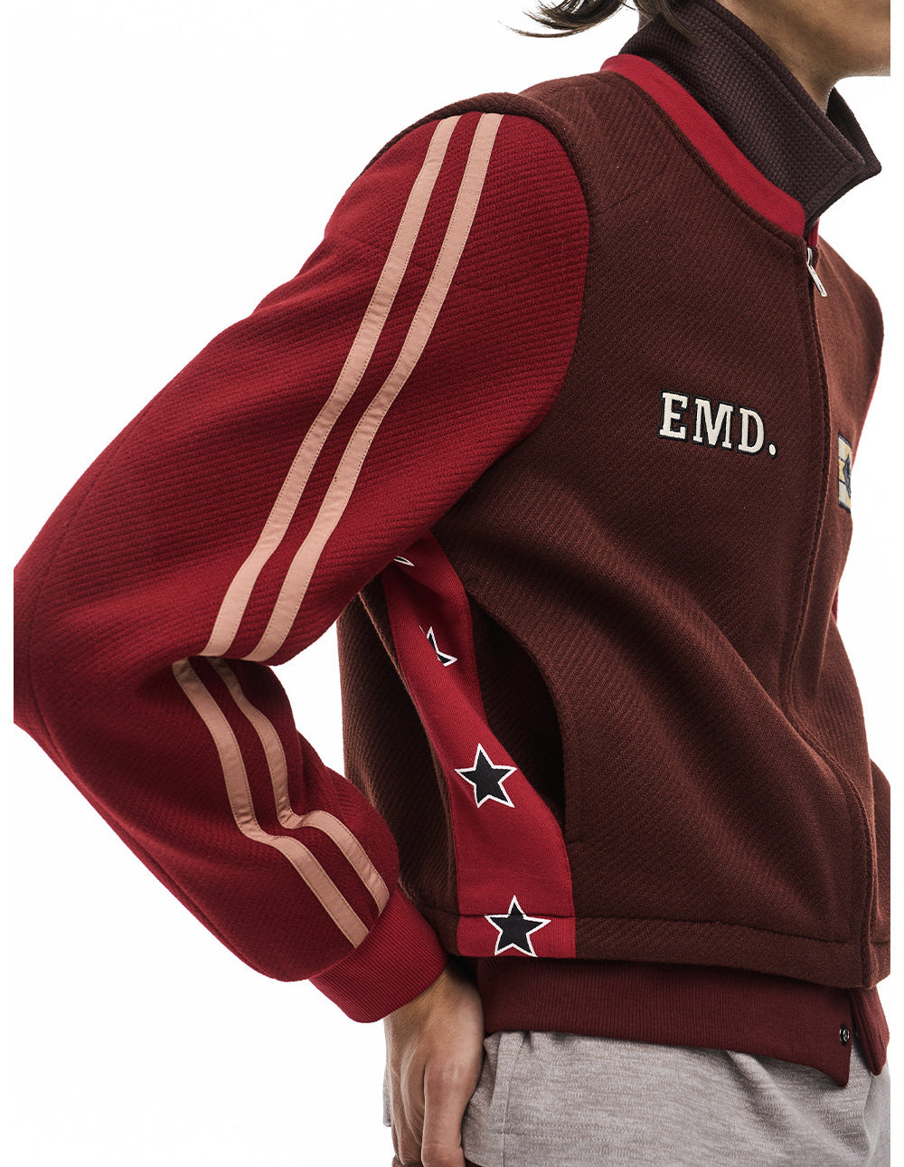 Stand-Collar Sports Jacket