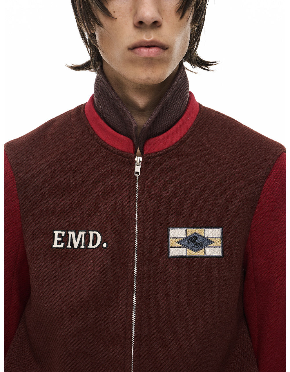 Stand-Collar Sports Jacket