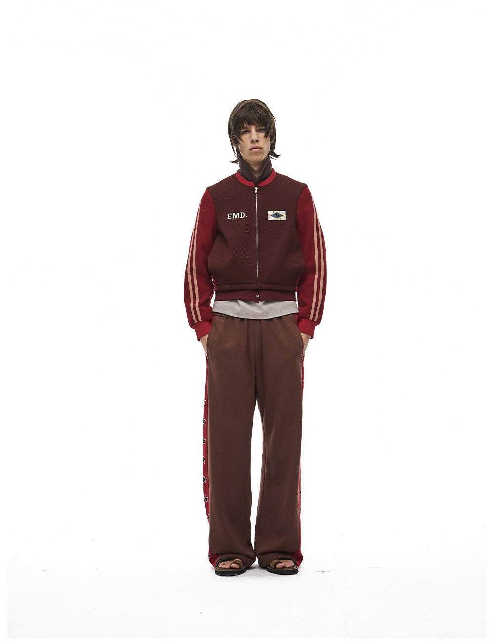 Stand-Collar Sports Jacket