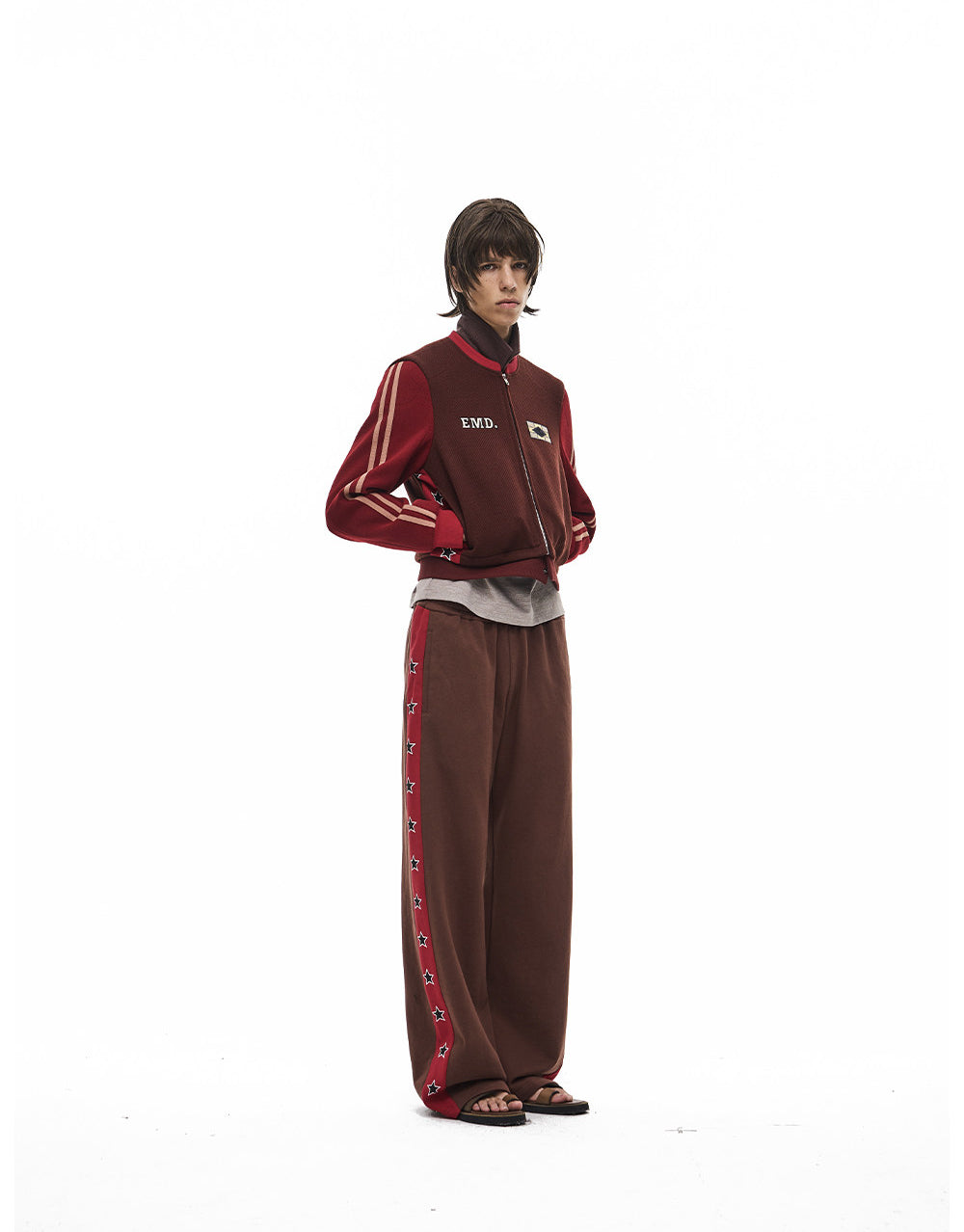 Stand-Collar Sports Jacket