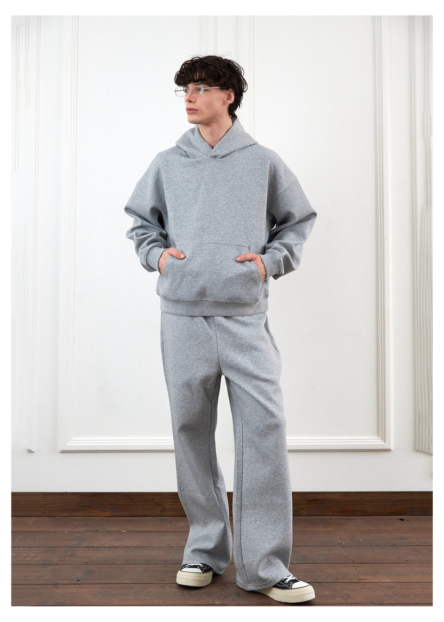 Short-Length Box Hoodie Set