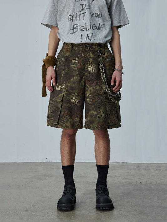 Camouflage Cargo Shorts