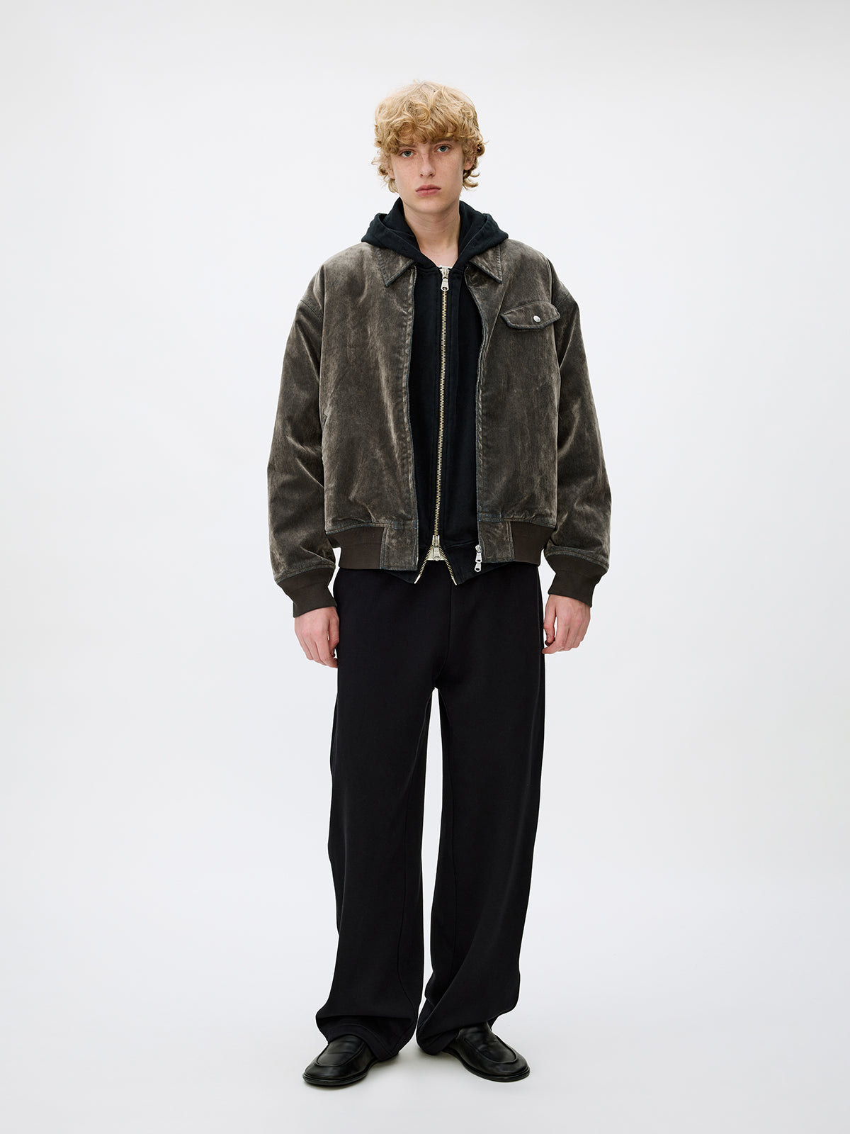 Flock Denim Bomber Jacket