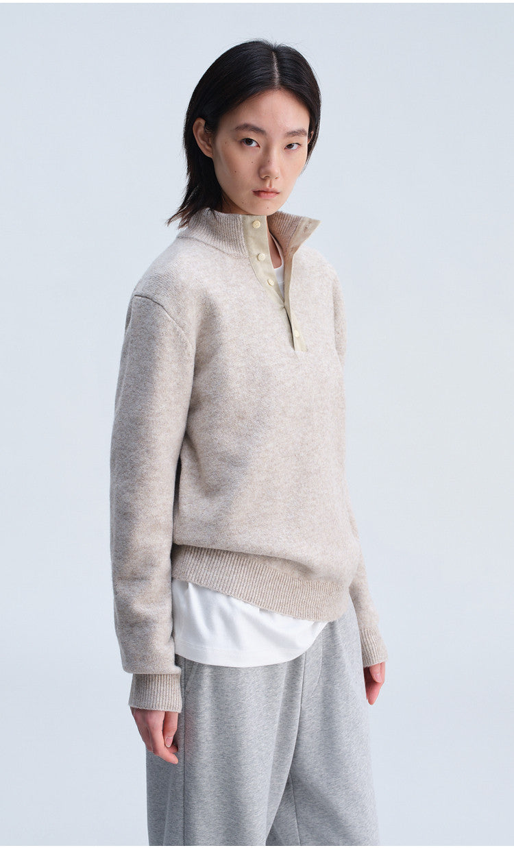 Button-Down Knit