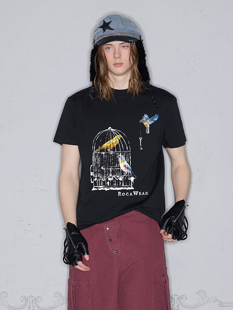 Printed Casual Loose T-shirt