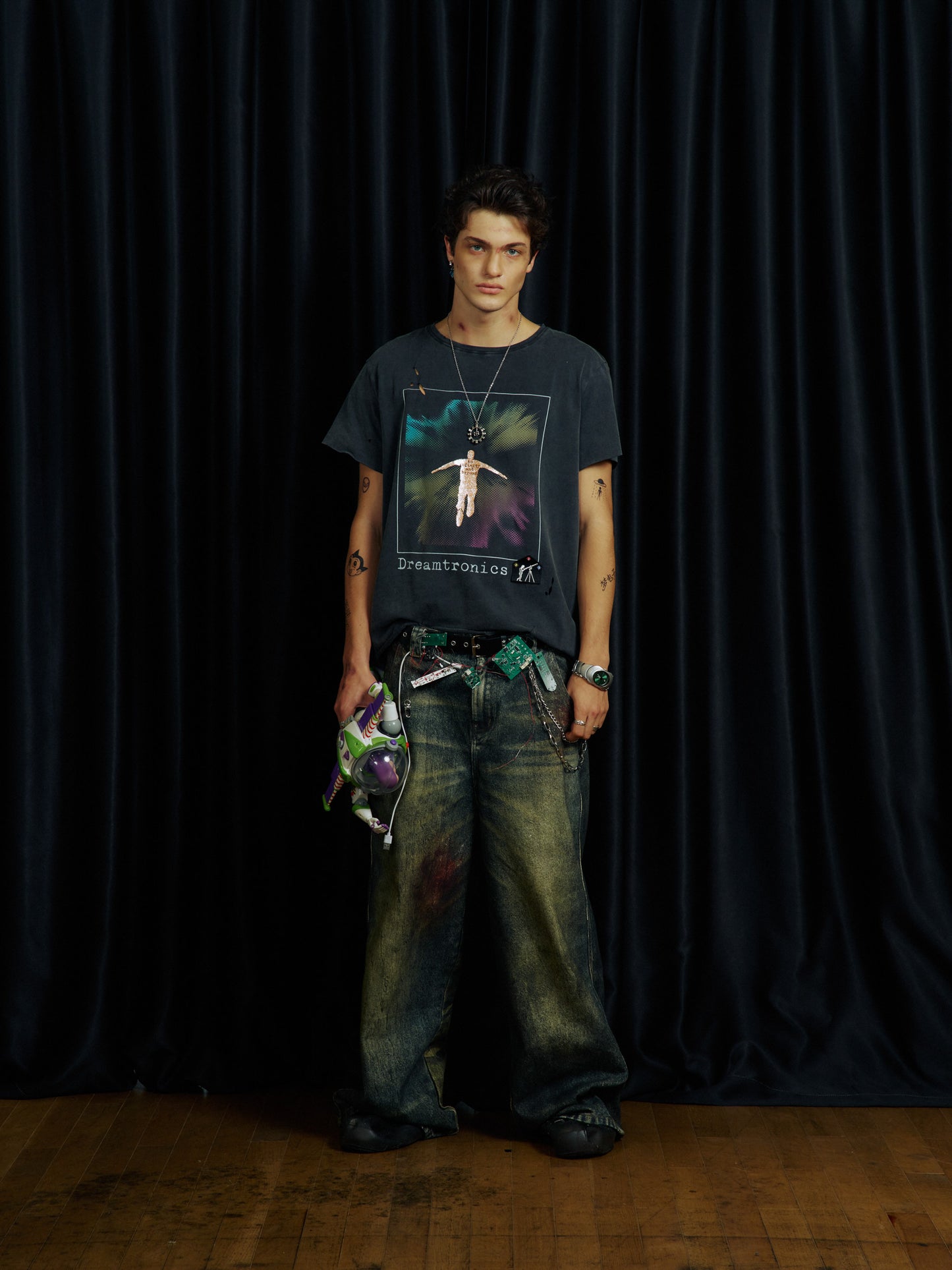 Glitter-Print T-Shirt