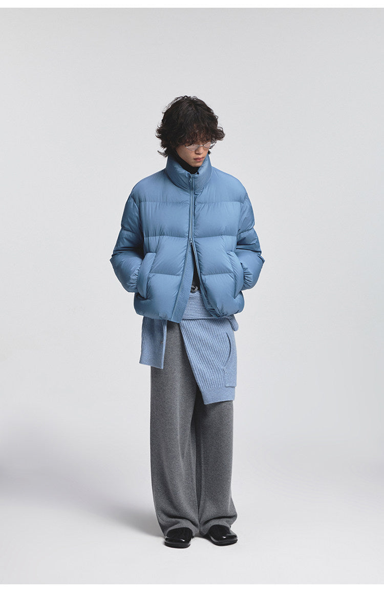 Classic Wrinkle-Processed Down Jacket