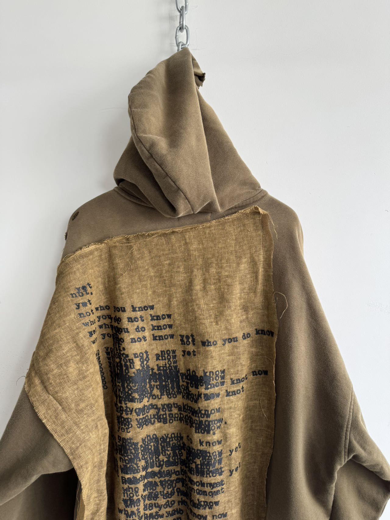 Patchwork Damaged Parka