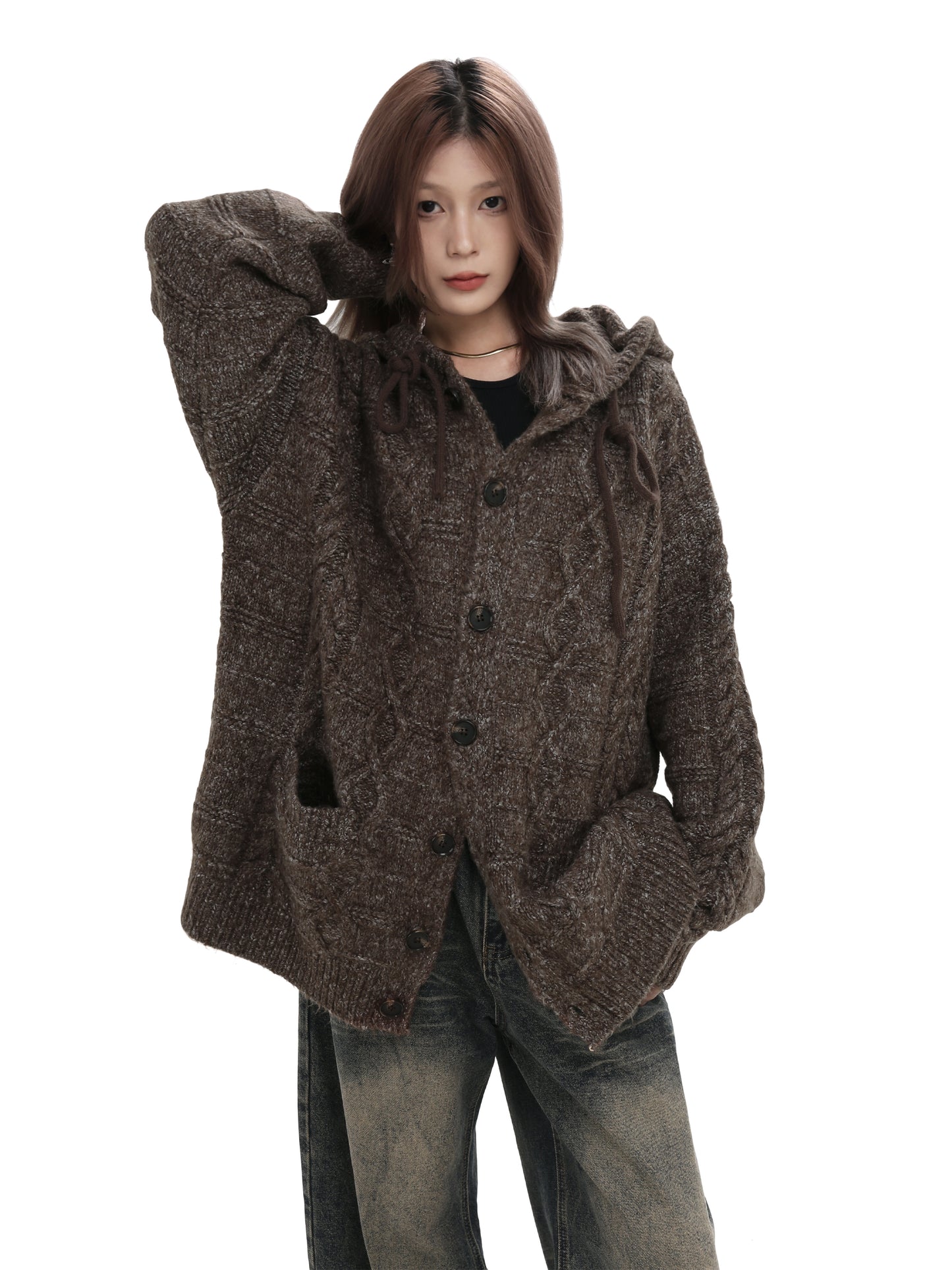 Casual Hooded Cardigan