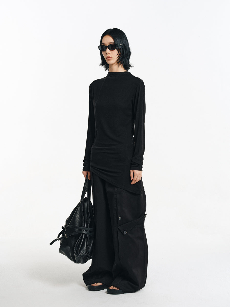 Double-pleated Casual Pants