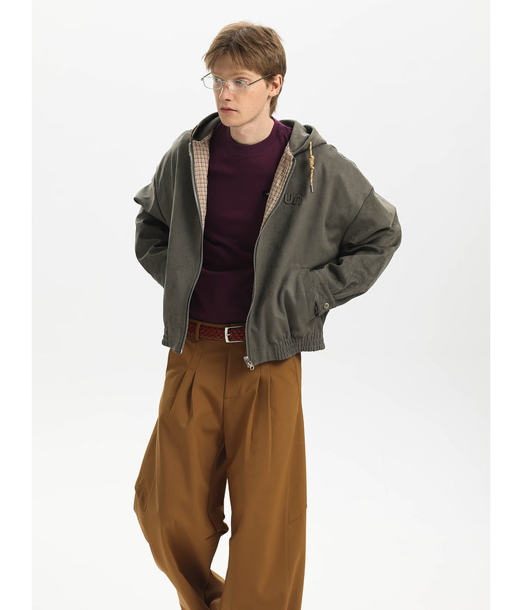 Reversible Checked Jacket