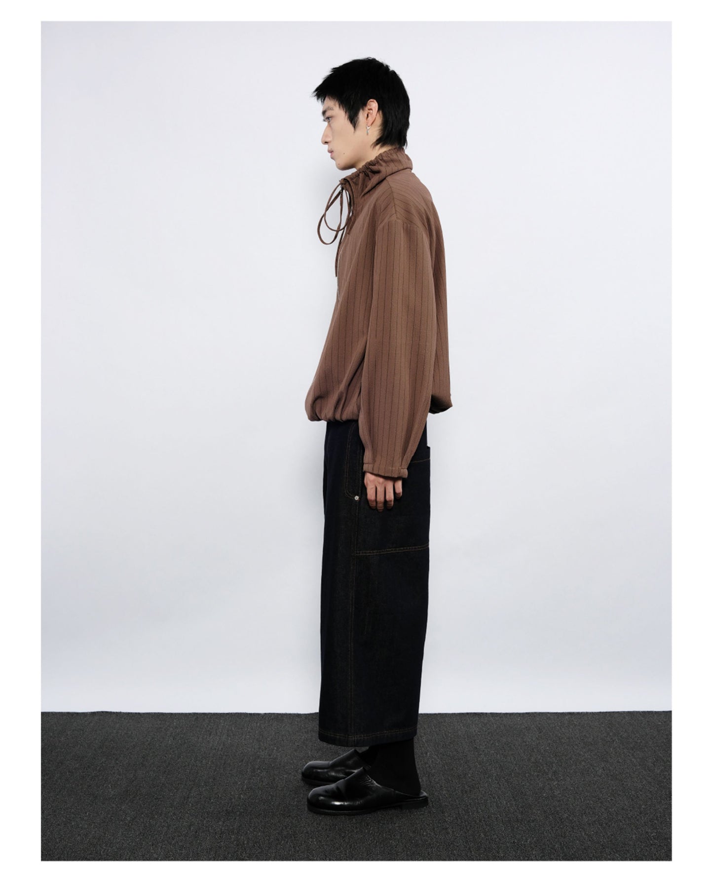 Double-pleated jacket