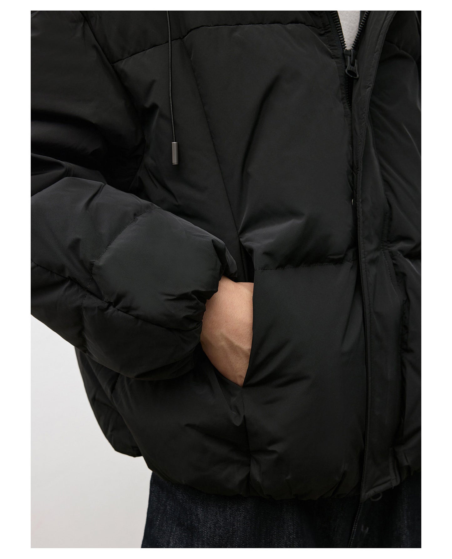 Hooded Split-Type Down Jacket