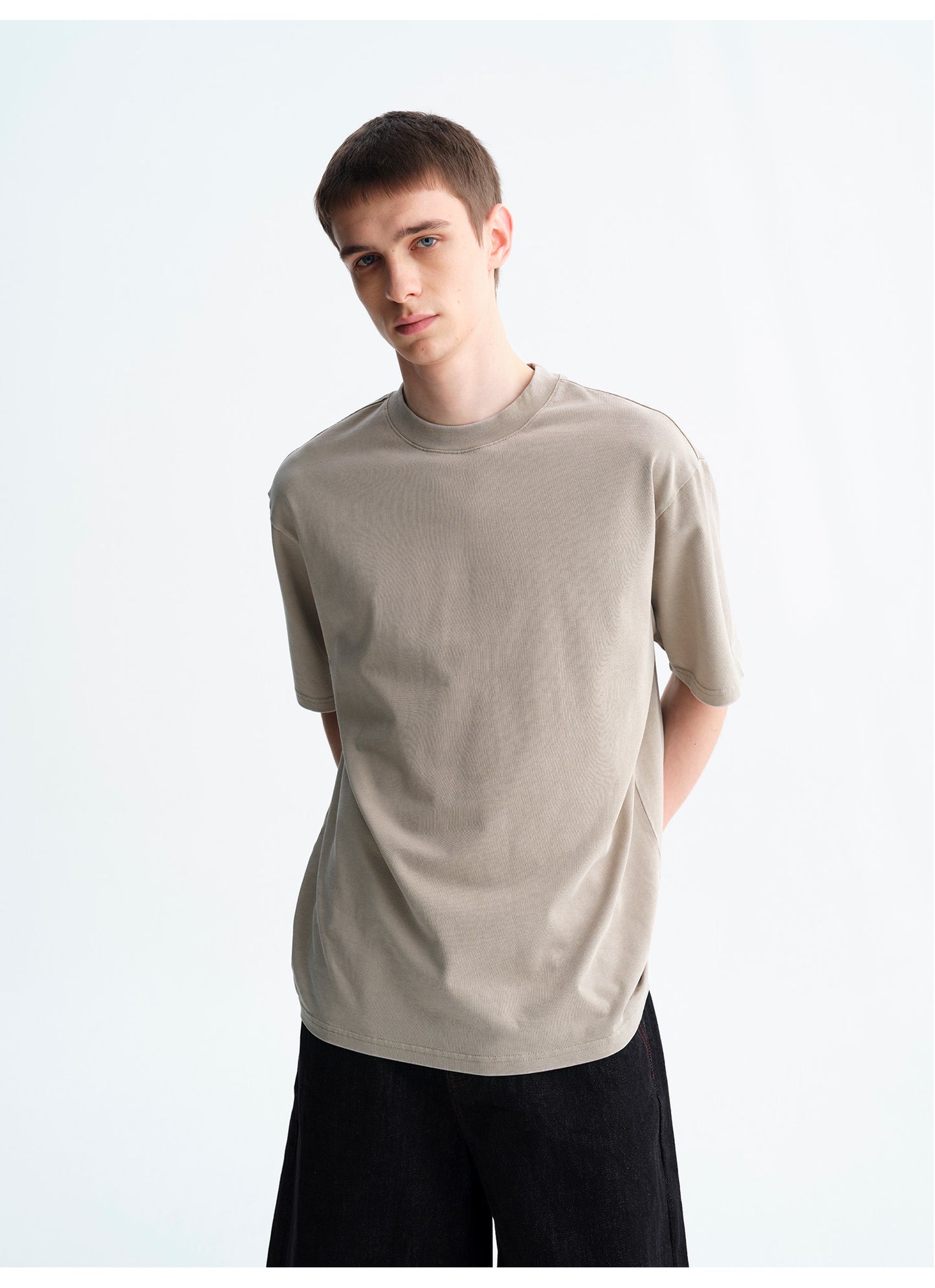 Distressed Cotton T-Shirt