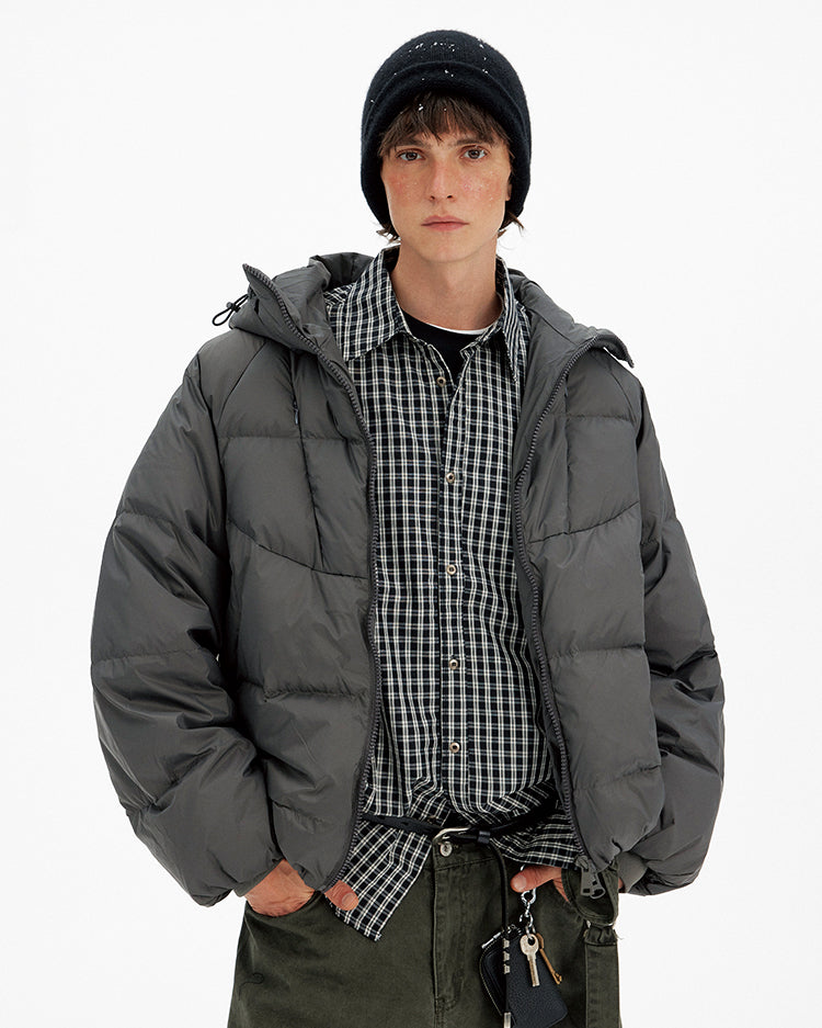 Casual Down Jacket with Hood