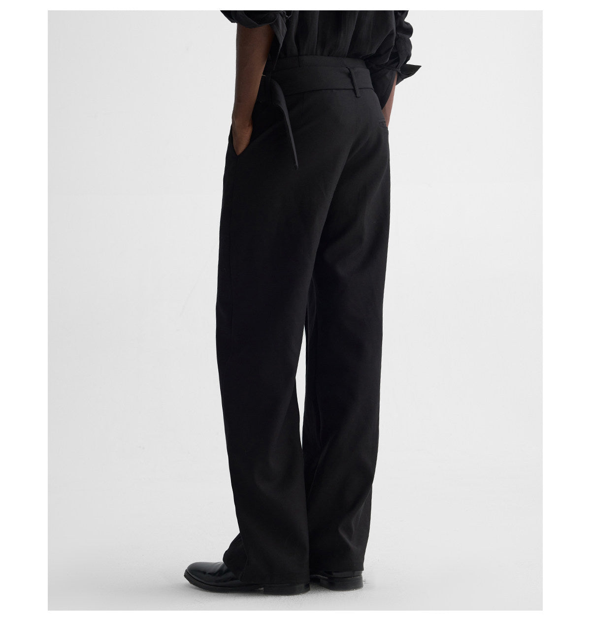 Waistband Wide-Leg Pants
