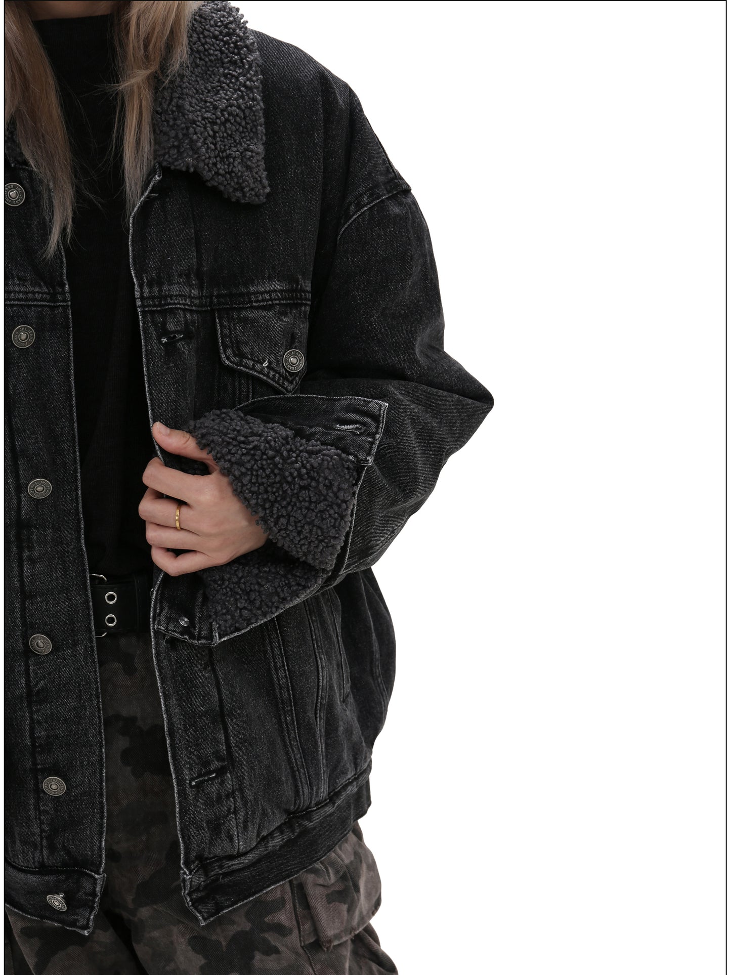 Damaged Thick Denim Jacket