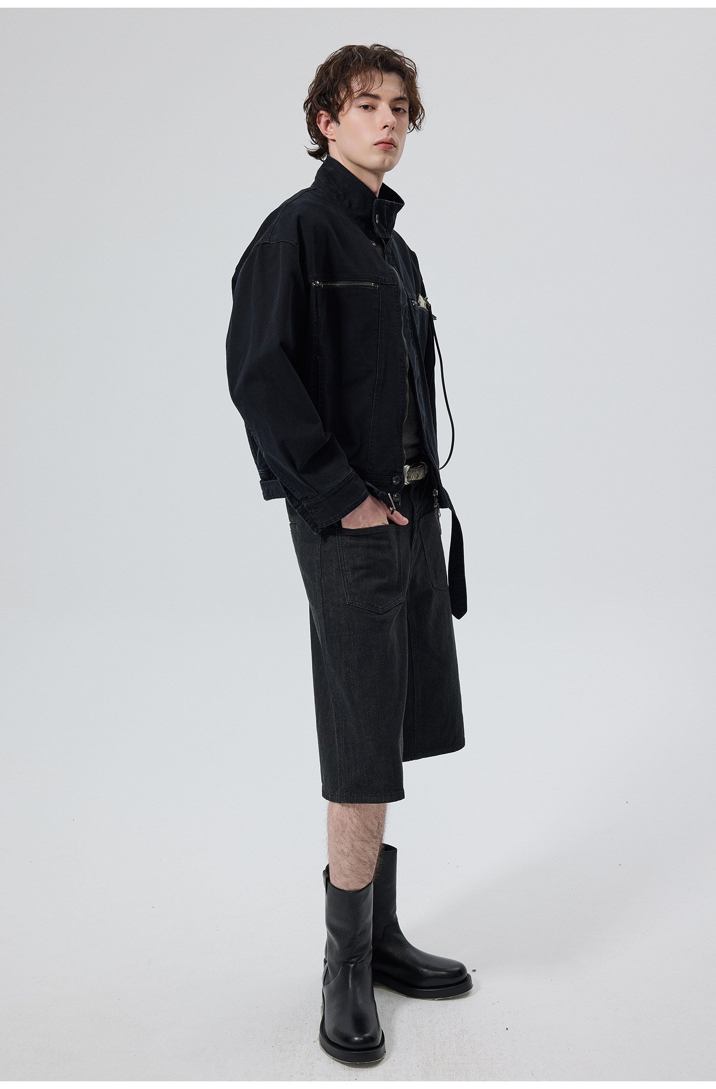 Stand Collar Harrington Jacket